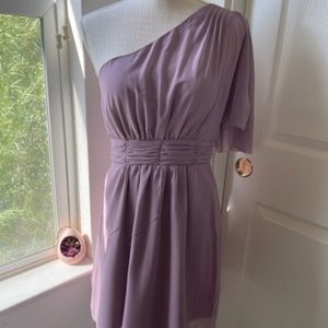 Love 21 by Forever 21 | One Shoulder Lavender Lilac Bodycon Dress, Size S